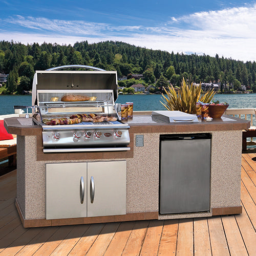 Cal Flame Atlantic Q Outdoor Kitchen Island - manufacturer product image