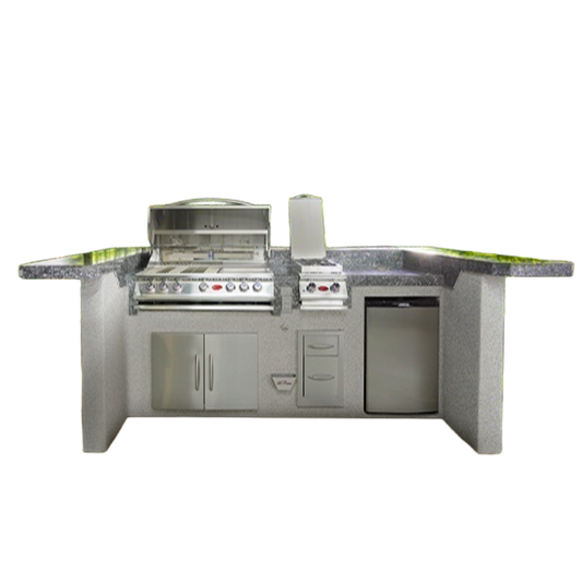 Cal Flame La Jolla Q Outdoor Kitchen Island - manufacturer product image