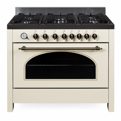 Velori Atelier Series™ – 90cm Pro Gas Range (Heritage Arch Window)