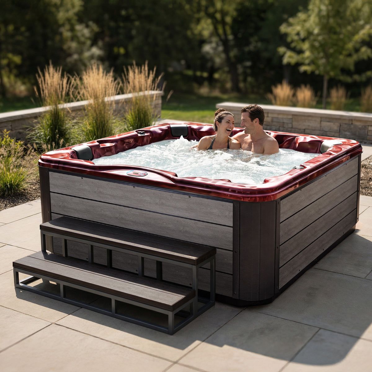 American Spas AMZ745L Lounger Hot Tub - manufacturer product image