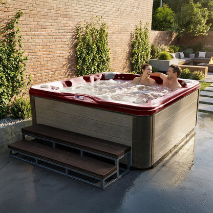 American Spas AMZ756B Bench Hot Tub - manufacturer product image