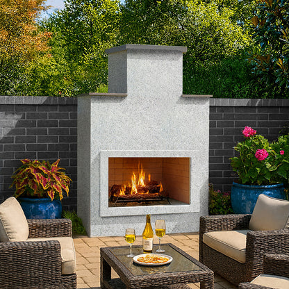 Cal Flame INDIO - Contemporary Outdoor Gas Fireplace - manufacturer product image