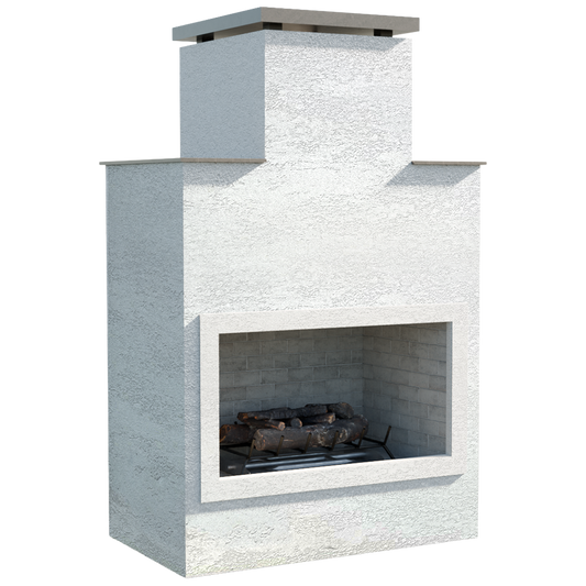 Cal Flame INDIO - Contemporary Outdoor Gas Fireplace - manufacturer product image