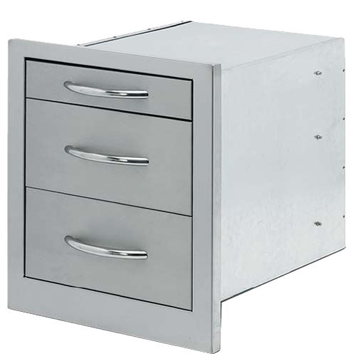 Cal Flame 3 Drawer Storage Wide - manufacturer product image