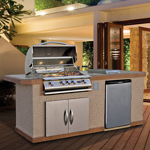 Cal Flame Bel Air Q Outdoor Kitchen Island - manufacturer product image