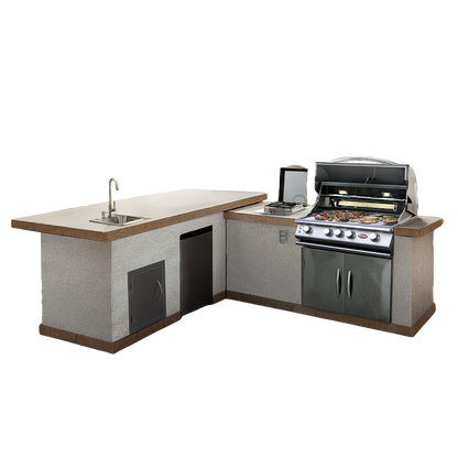 Cal Flame Carmel Q Outdoor Kitchen Island - manufacturer product image