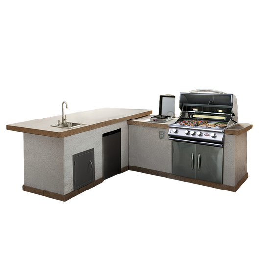 Cal Flame Carmel Q Outdoor Kitchen Island - manufacturer product image