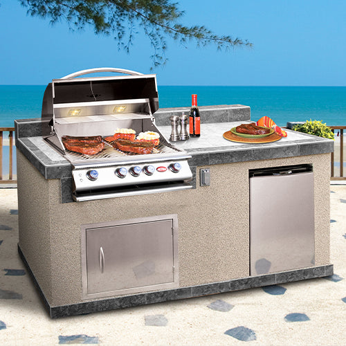 Cal Flame Costa Q Outdoor Kitchen Island - manufacturer product image