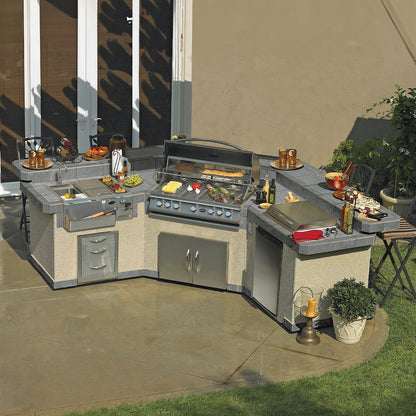 Cal Flame Laguna Q Outdoor Kitchen Island - manufacturer product image