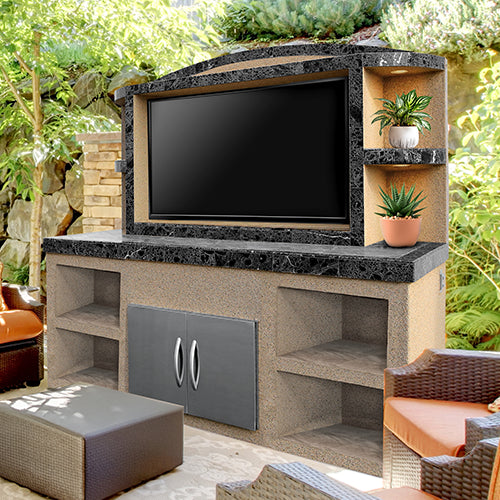 Cal Flame Crystal ODC-2 Outdoor Entertainment Center product image
