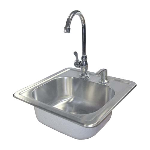 Cal Flame Stainless Steel Sink w/ Faucet & Soap Dispenser - manufacturer product image